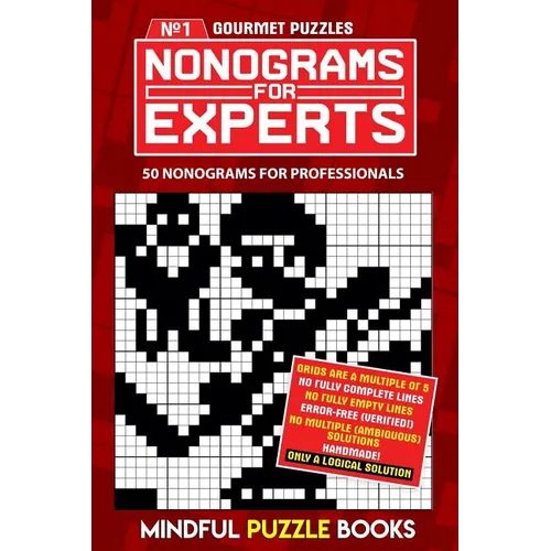 Nonograms for Experts: 50 nonograms for professionals - Paperback