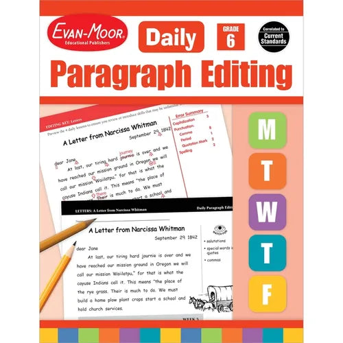 Daily Paragraph Editing Grade 6+ Te - Paperback