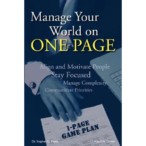 Manage Your World on ONE PAGE - Paperback