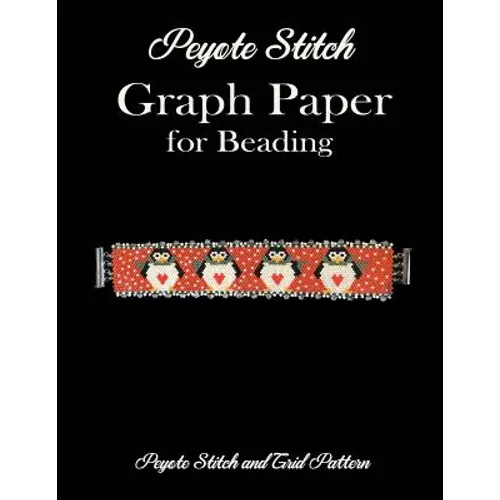Peyote Stitch Graph Paper for Beading - Peyote Stitch and Grid Pattern: 8.5 x 11" Beading Grid Paper for Beading Patterns/Seed Beading/Delica Beading - Paperback