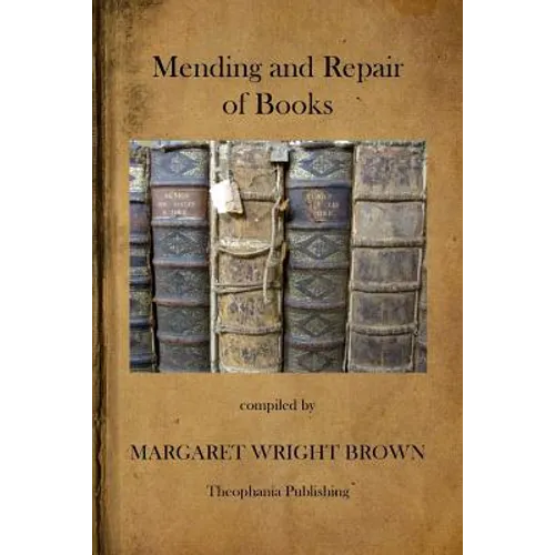 Mending and Repair of Books - Paperback