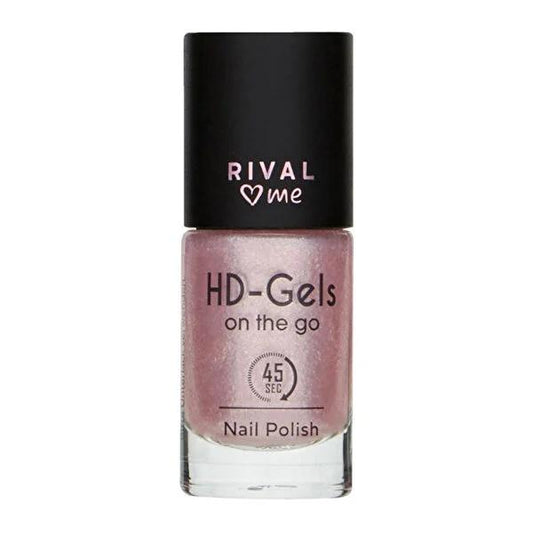 Rival Loves Me HD Gels Shiny Star Nail Gel Polish - Quick, Shiny, Long-Lasting Nail Finish - 9ml