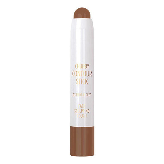 Golden Rose Golden Rose Chubby Contour Stick 03 Medium Deep - Vegan Matte Finish Contour Makeup for Facial Contouring