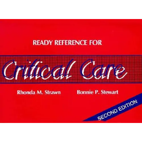 Ready Reference for Critical Care - Paperback