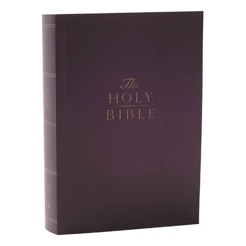 KJV Holy Bible: Compact with 43,000 Cross References, Purple Softcover, Red Letter, Comfort Print: King James Version - Paperback