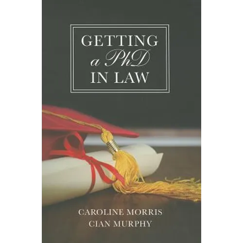 Getting a PhD in Law - Paperback