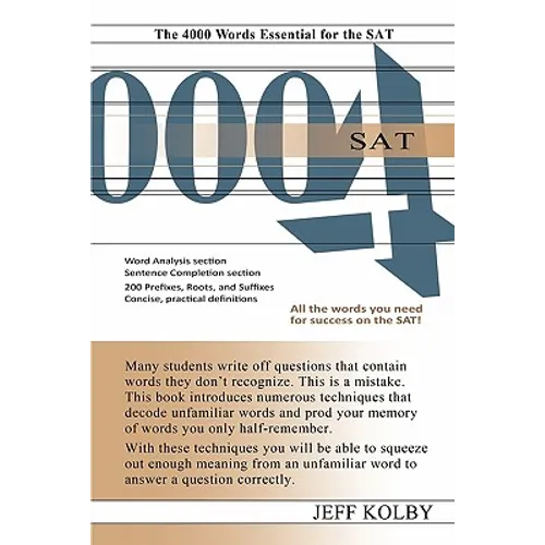 SAT 4000: The 4000 Words Essential for the SAT - Paperback