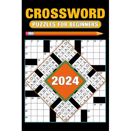 2024 Crossword Puzzles For Beginners: Over 80 Easy Puzzles With Solutions - Paperback
