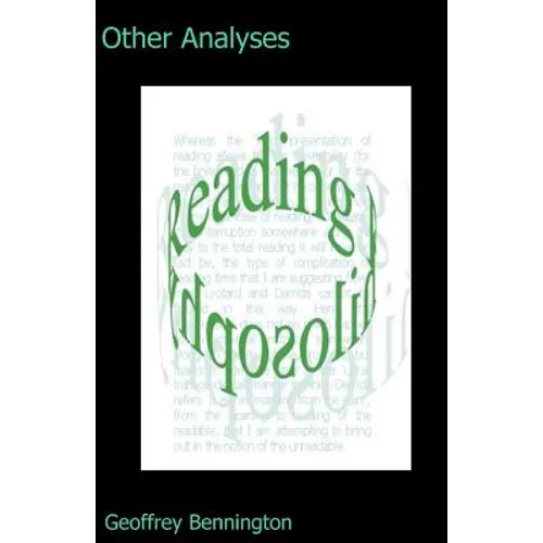 Other Analyses: Reading Philosophy - Paperback