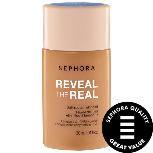 Reveal The Real 12HR Soft Radiant Skin Tint - Lightweight, Vegan, Cruelty-Free Makeup for Natural Finish