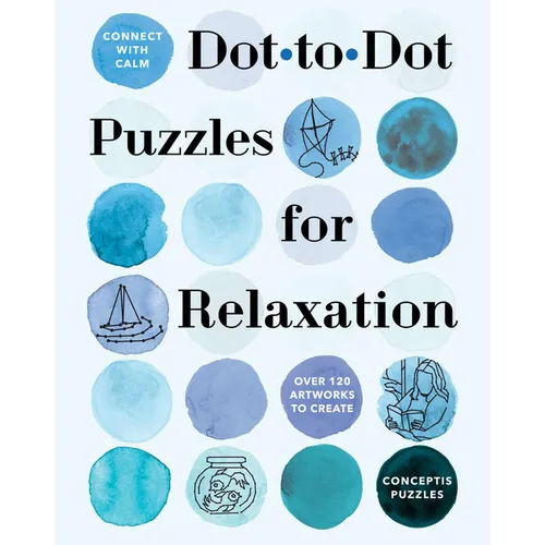 Connect with Calm: Dot-To-Dot Puzzles for Relaxation - Spiral