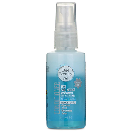 Bee Beauty Silicone-Free Leave-In Hair Conditioner: Herbal Keratin Repair, Panthenol Moisturizer, Anti-Breakage, Detangler - For Dry & Damaged Hair
