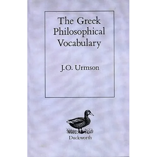 Greek Philosophical Vocabulary - Paperback