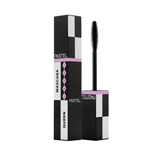 Pastel Queen Mascara - Silicone Brush, Moisturizing Formula for Lengthening, Volumizing & Curling Eyelashes