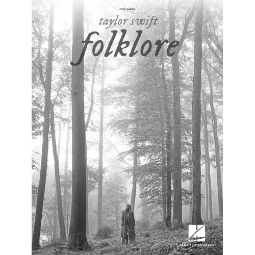 Taylor Swift - Folklore: Easy Piano Songbook with Lyrics - Paperback