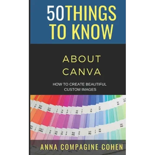 50 Things to Know About Canva: How to Create Beautiful Custom Images - Paperback