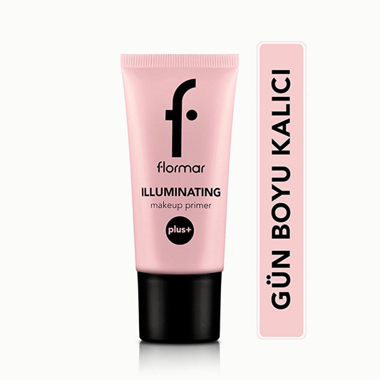 Flormar Illuminating Primer Plus - Hydrating Makeup Primer for Radiant Finish, Green Tea & Acai Extracts