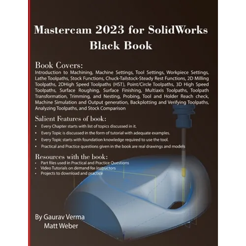 Mastercam 2023 for SolidWorks Black Book - Paperback