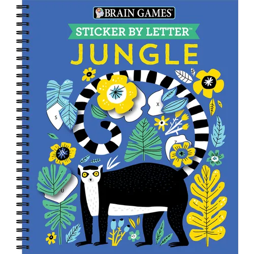 Brain Games - Sticker by Letter: Jungle - Spiral