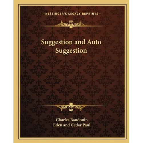 Suggestion and Auto Suggestion - Paperback