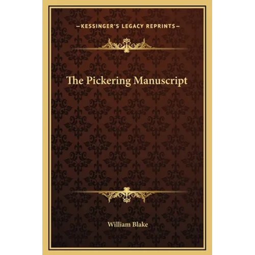 The Pickering Manuscript - Hardcover