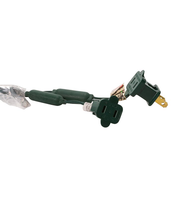 100-Light 5mm Cool White LED Green Wire Light Set