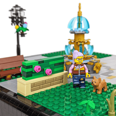 Hedge Planter Set - Custom Building Set - Made Using LEGO® Parts