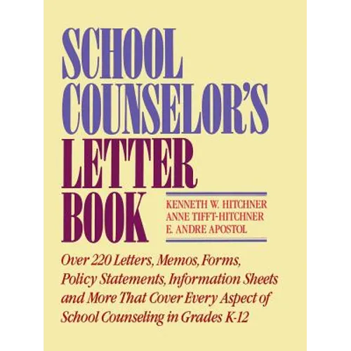 School Counselor's Letter Book - Paperback