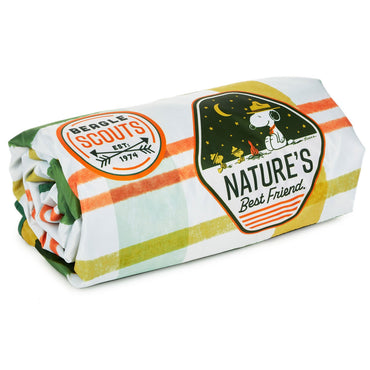 Peanuts Beagle Scouts Picnic Blanket With Bag
