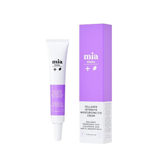 Mia Klinika Anti-Aging Eye Cream with Collagen & Peptides - Reduces Dark Circles & Wrinkles, 0.68 fl oz