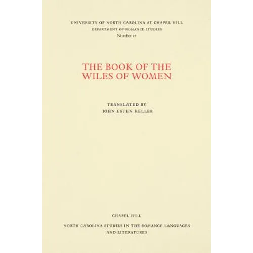 The Book of the Wiles of Women - Paperback