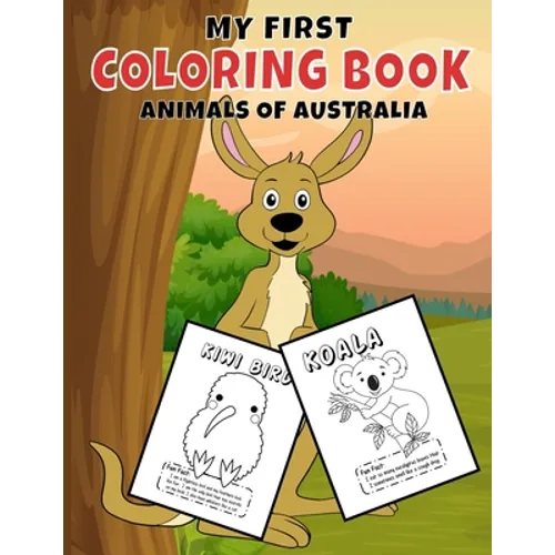 My First Coloring Book: Animals Of Australia - Paperback