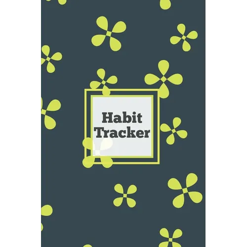 Habit Tracker: Daily & Monthly Track Your Habits Grid Planner, Undated Calendar Month, Journal, Notebook, Book - Paperback