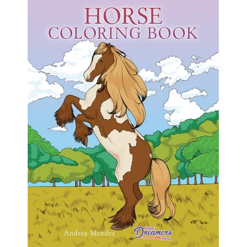 Horse Coloring Book: For Kids Ages 9-12 - Paperback