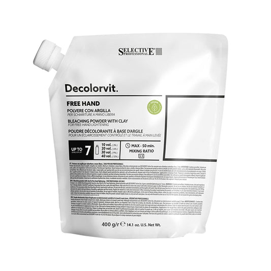 Selective Professional Decolorvit Free Hand Hair Bleach 400g - Professional Hair Lightening Solution