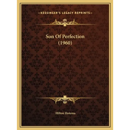 Son Of Perfection (1960) - Hardcover