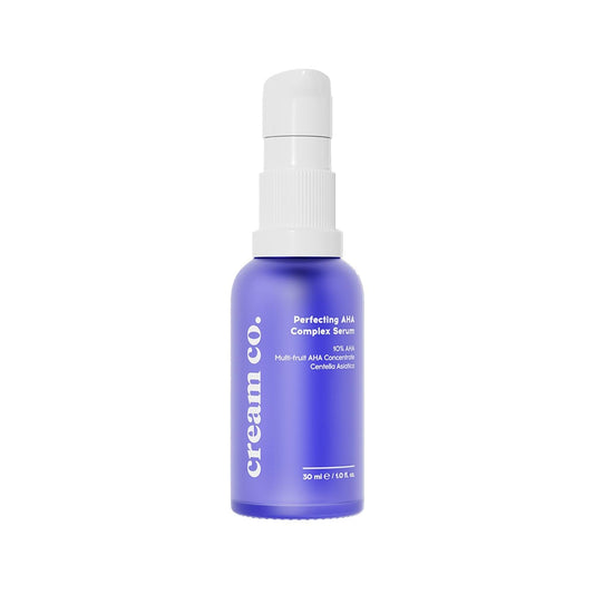 Cream Co. AHA Skin Serum - Anti-Aging Skincare for Smoother, Renewed Skin Texture