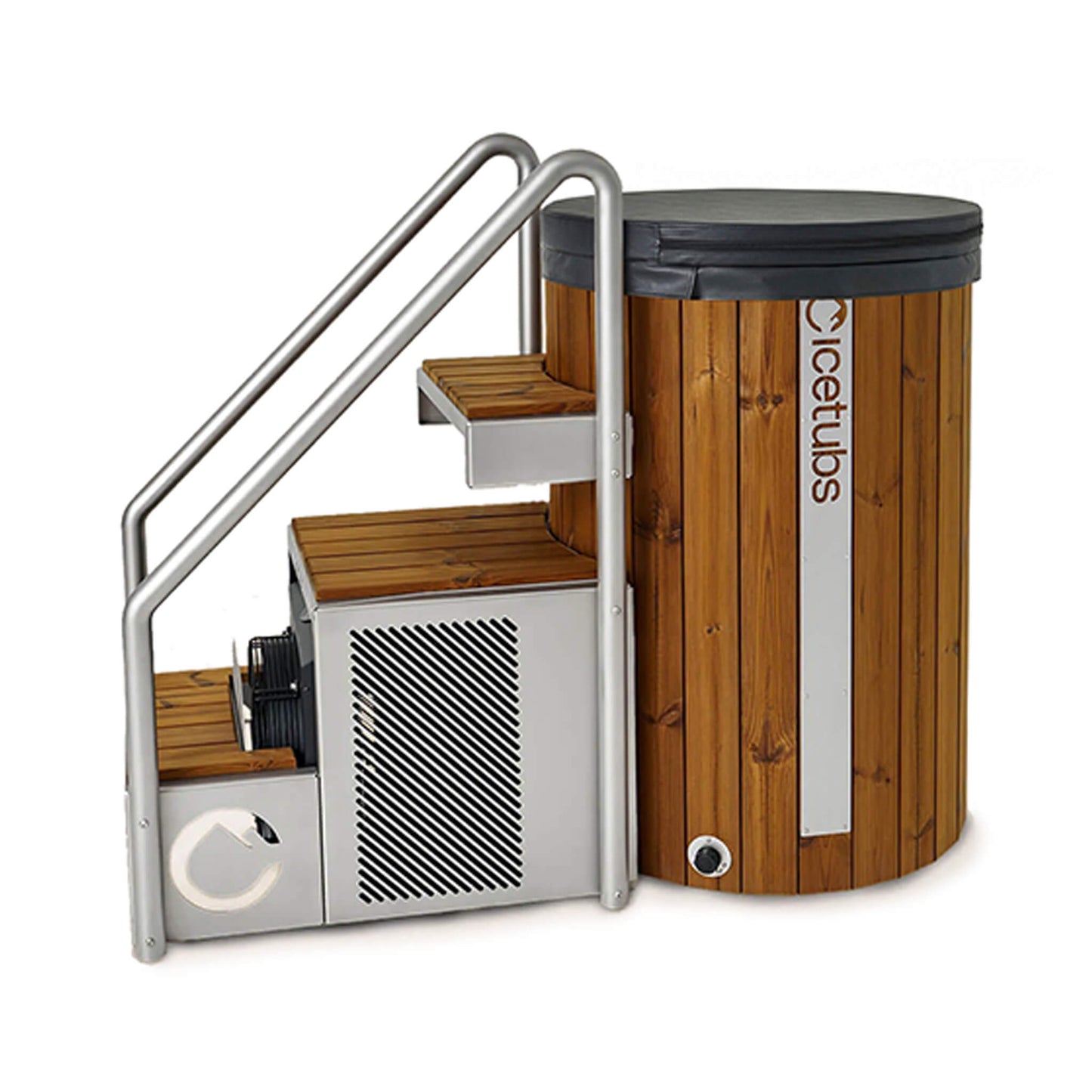 Icetubs IceBarrel Thermowood And Fiberglass Cold Plunge Immersion Tub (SAK68129)