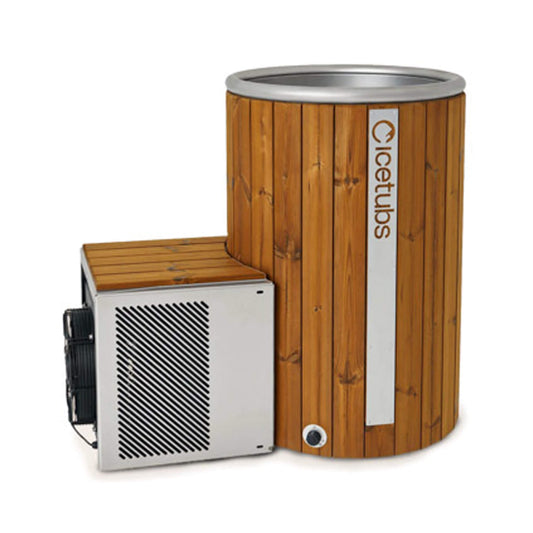 Icetubs IceBarrel Thermowood And Fiberglass Cold Plunge Immersion Tub (SAK68129)