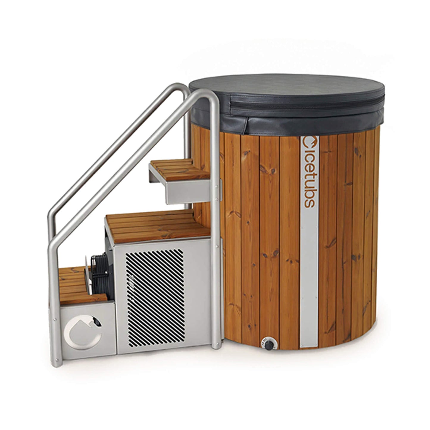 Icetubs IceBarrel XL Thermowood And Fiberglass Cold Plunge Immersion Tub (SAK35418)