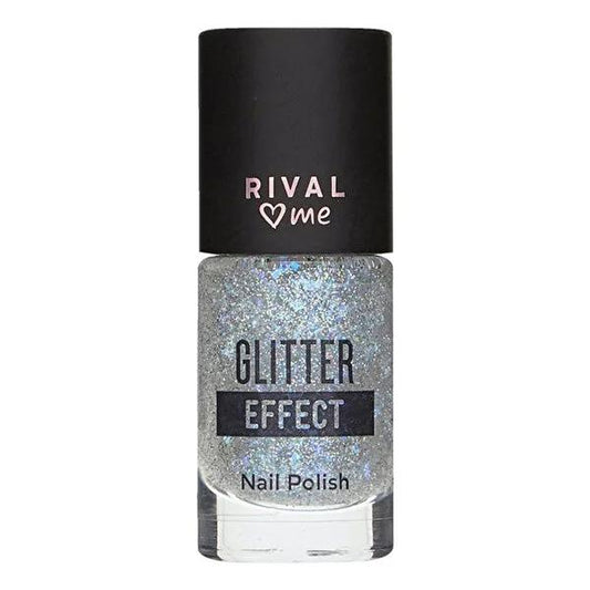 Rival Loves Me Nail Polish No:03 Glam Effect Fairytale - 9ml Glitter Polish for Nail Art & Design
