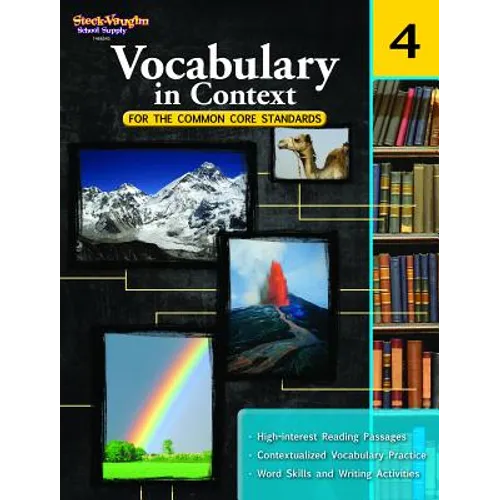 Vocabulary in Context for the Common Core Standards Reproducible Grade 4 - Paperback