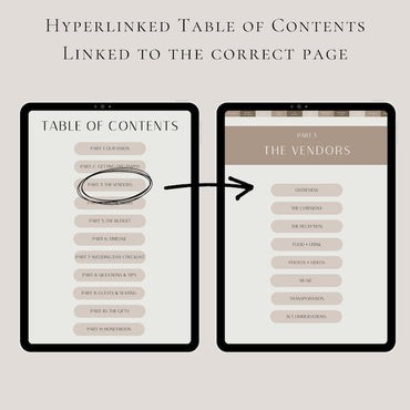 GOODNOTES 160+ Pages Wedding Planner Template Digital Download, PDF format, Minimalist Wedding Planner, Budget, Vision Boards, Hyperlinked