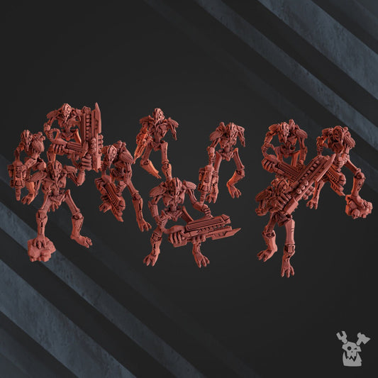 3d Printed Robot Legions Infantry x10 by DakkaDakka Miniatures