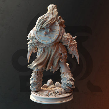 3D Printed Female Barbarian Berserker by DM Stash