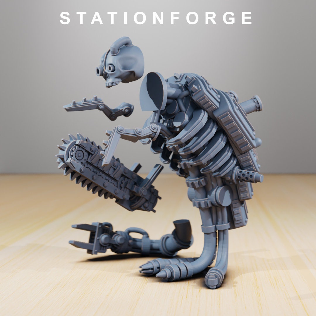 3D Printed Scavenger Assassinators by StationForge Miniatures