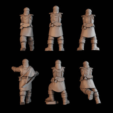 3d Printed Bedouin Desert Stalkers x10 by DakkaDakka Miniatures