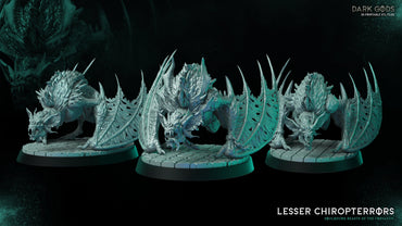 3D Printed Lesser Chirropterrors by Dark Gods Miniatures