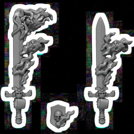 3d Printed Cursed Company Swords x10 by Greytide Studio
