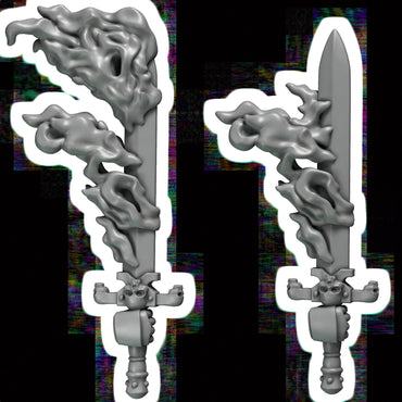 3d Printed Cursed Company Swords x10 by Greytide Studio